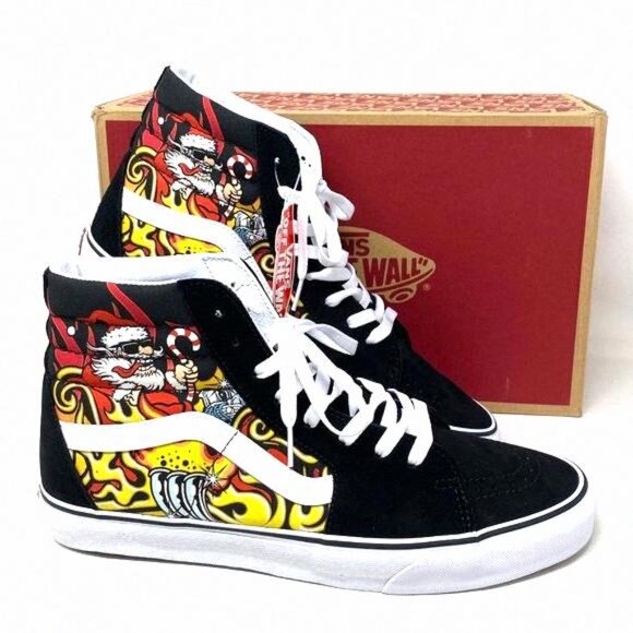 VANS Sk8-Hi Shoes High Top Black Suede Men’s VN0A4BVTBLK Sneakers Casual Size - Picture 2 of 11